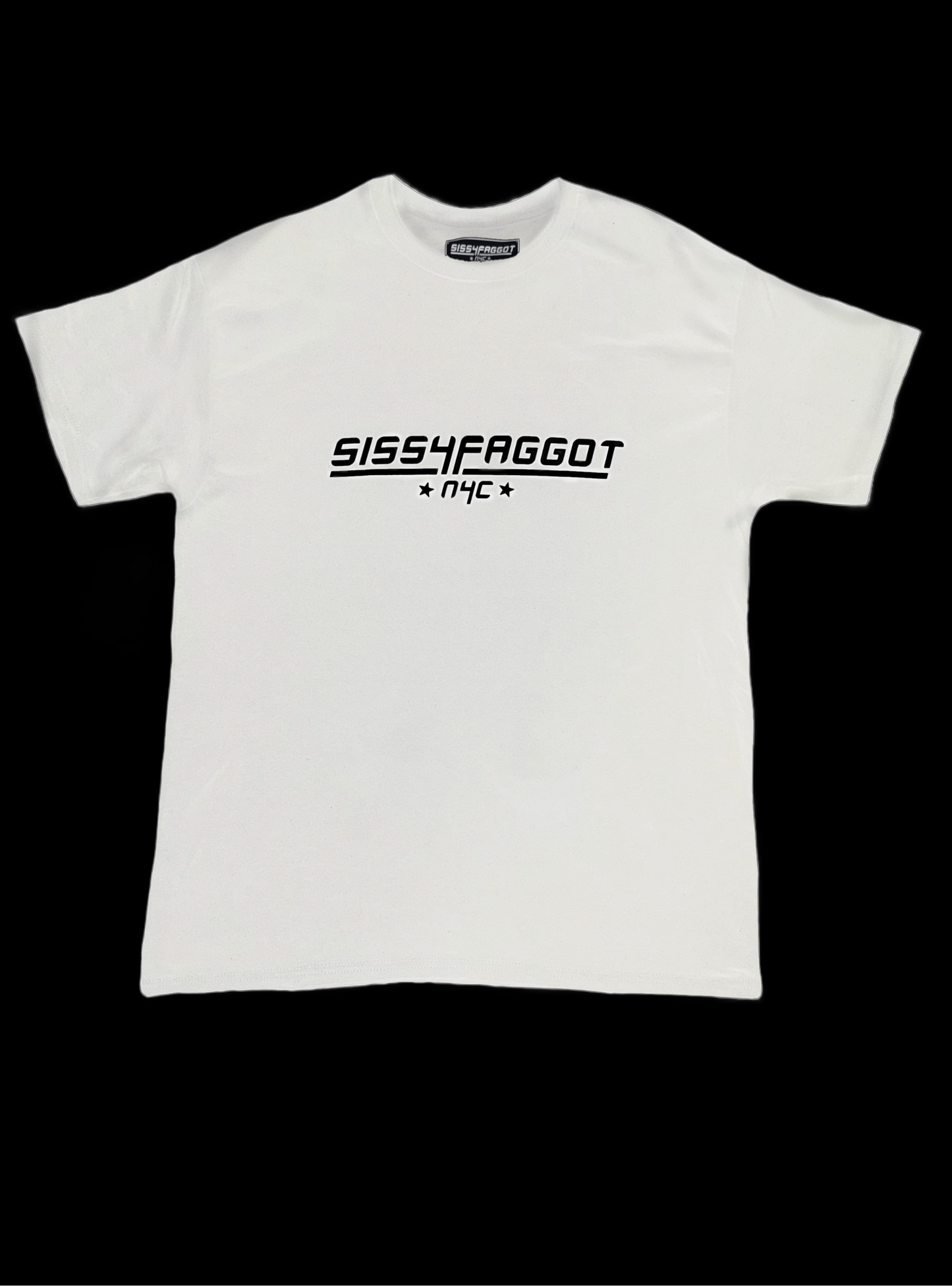 SISSY NYC LOGO WHITE TEE
