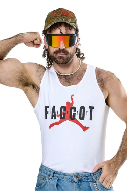 SISSY SLAM LOGO WHITE TANK